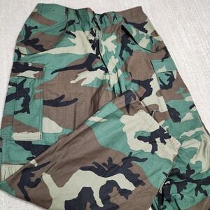 Camo Brand Men’s Woodland Cargo Pants - Green/Brown/Black Camo